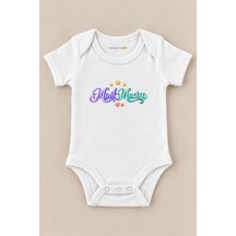Babylimon Minik Mucize Beyaz Kısa Kollu Çıtçıtlı Bebek Zıbını Beyaz - 930083722 Beyaz