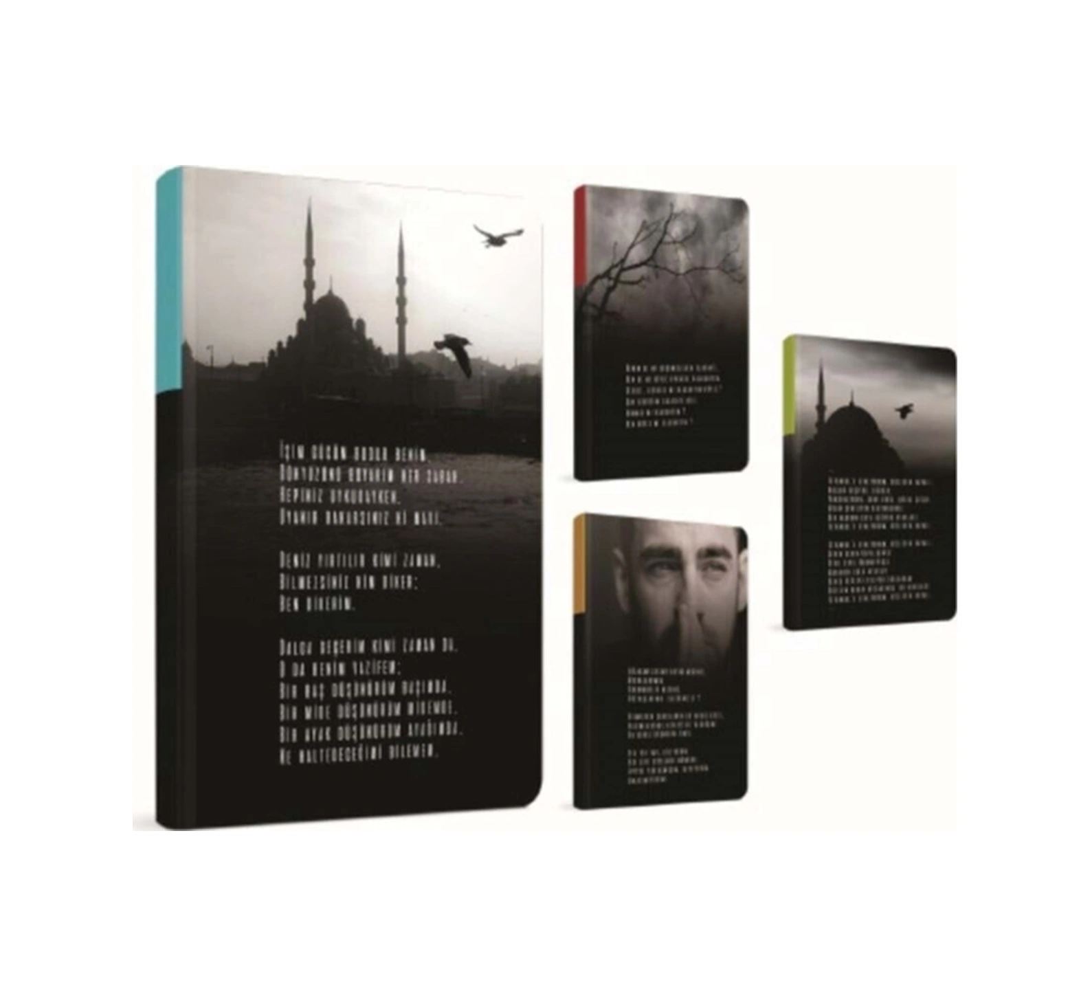 Orhan Veli Ip.dk.sert.kapaklı Defter 13x21 Cm 112 Yaprak Çizgisiz