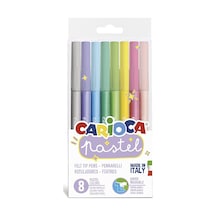 Pastel Yıkanabilir Keçeli Boya Kalemi 8'li 5 Adet
