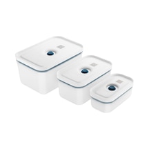 Zwilling Fresh & Save Vakumlu Saklama Kabı Seti S/m/l Boyut 3 Parça Yarı Şeffaf-akdeniz Mavisi Zw-1025986 Zwilling Çok Renkli