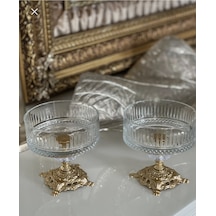 Paşabahçe 2 Adet Elysia Metal Ayaklı Kase 530042 510cc gri