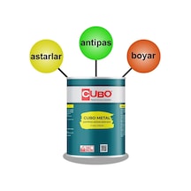 Cubo Metal Pas Boyası Nefti Yeşil 2,5 Litre - Elm-01-717410