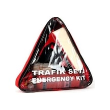 Tüvtürk Uyumlu Üçgen Trafik Seti Bez Çantalı Ve Karayollarına Uygun İlk Yardım Üçgen