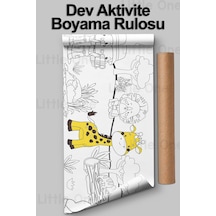 Melolisa Orman Aktivite Rulo Boyama Kağıdı - 62cm X 2.5 Metre Dev Rulo