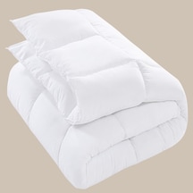 Tr Primavera Home Çift Kişilik Mikrofiber Yorgan 195x215 Cm 4 Mevsim, Silikonize Elyaf Dolgulu, Hafif Ve Yumuşak, Genel