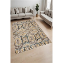 Eliana Home Dijital Baskı Yıkanabilir Kaymaz Taban Salon Halısı Ve Yolluk Rvg0984-fnl234 Kahverengi