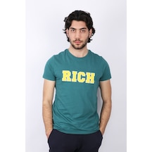 Rich Erkek Nakış Baskılı T-Shirt (485677090)