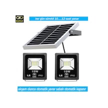 solar lamba güneş enerjili projektör bahçe aydınlatma EZIZ