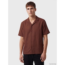 Lcw Vision Turuncu Regular Fit Dokulu Erkek Gömlek