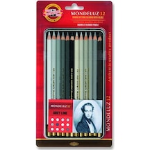 Koh-ı Noor Set Aquarel Pencils Gey Line 3722 12