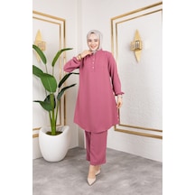 Aerobin Kumaş İkili Takım - Gül Kurusu / T0109 Gül Kurusu Çok Renkli