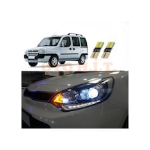 Fiat Doblo D1 01-05 Uyumlu Park Ampulü Beyaz Led Aydınlatma Ampulü Canbus'li