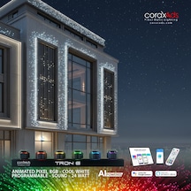 Dış Mekan Ambiyas Fiber Optik Aydınlatma Ip67 Yıldız Kiti - Mini Çok Renkli