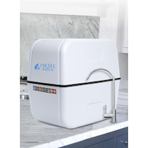 Piksel Aqua 12 aşamalı Membran Seçenekli Alkali Çelik Tanklı Su Arıtma Cihazı