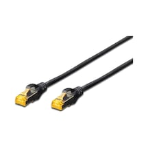 Digitus Cat 6a S-ftp Patch Kablosu, Lszh, Cu, Awg 26/7, 0.25 Metre, Siyah Renk-19329
