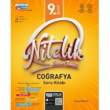 Nitelik 9. Sınıf Nitelik Beceri Temelli Coğrafya Soru Kitabı