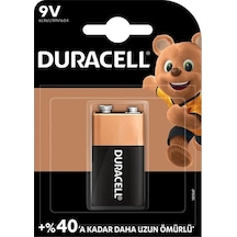Duracell 9V Alkalin 9V Pil Tekli