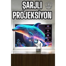 Taşınabilir Sinema Oyun Projektörü Akıllı Projeksiyon Android 11 88605889