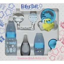 Baby Soft Yenıdogan Bebek Hedıye Setı - Mavi