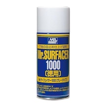 170 Ml. Mr.surfacer 1000 Gri Sprey Astar Maket Boyası, Mr.hobby B519 Standart