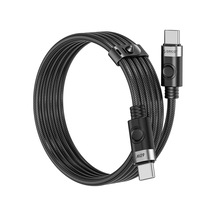 60w 3a Pd Type-c To Type-c Hızlı Şarj Ve Data Kablosu Siyah 1 Metre Standart
