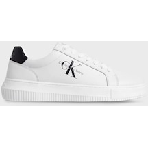 Calvin Klein Erkek Ayakkabı Ym0ym00681 0ld Beyaz-siyah Beyaz - Siyah