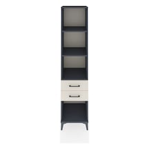 Hyperion Dolap 3 Raflı 2 Çekmeceli 44x44x195 Antrasit-aytaşı Antrasit
