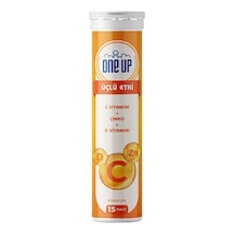 One Up Üçlü Etki C Vitamini Çinko+d Vitamini 15'li - 7 Adet Tarı