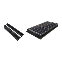 Abs Plastik Güneş Paneli Braketi 680mm Siyah