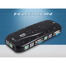 Hadron Hd214 Ps2 4 Port Kvm Swich