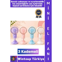 Vantilatör Seyahat Tipi Kompakt Taşınabilir Hafif Sessiz Çalışma Ev Ofis Yaz Serinleme Şık Su Hazne