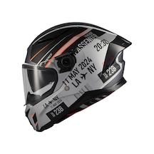 Panther Sv Kask Passenger A1 Black Grey Matt Çok Renkli