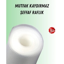 Şeffaf Mutfak Raflığı Ve Çekmece Kaplaması Kaydırmaz Pvc Renkli