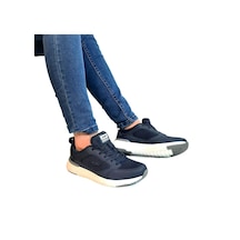 Jump 32427 Lacivert-beyaz Hafızalı Rahat Taban Spor Ayakkabı Lacivert - Beyaz