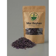 Mor Reyhan Kırmızı Reyhan Purple Basil Reyhan Otu Ocimum Basilicum Var. Purpurascens Doğal Kurutulmuş 50 G