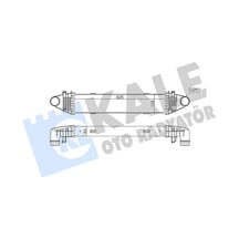 Mercedes E250 A207 Turbo Radyatoru 2010-2016 Kale 345010