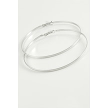 Noktalı - 991 - Metal Halka Küpe - Muratech - 8-10 Cm çok renkli