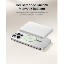 Boostcharge 5000 Mah İnce Manyetik Usb-c Power Bank, Beyaz