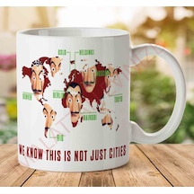 1-1273 We Know İs Not Just A Cities İki Tarafı Baskılı Kupa Bardak.jpg