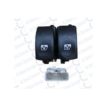 Cam Dugmesi Sol Megane Ii Sandero Ciftli Beyaz 504631056