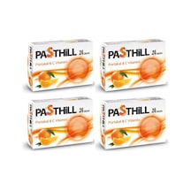 Pasthill Portakal 24 Adet Boğaz Pastil 4'lü Paket
