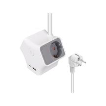 Vea Akım Korumalı Grup Priz, 3'lü 1.5 Metre Kablolu, Usb + Type-c, On/off, 3680w, 16 Amper, Elektronik Ürünlerde Tam Koruma, Çocuk Korumalı, Topraklı