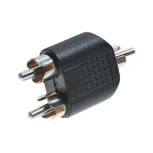 Çevirici Jack 1Rca Erkek 2Rca  Erkek