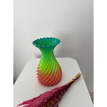 Rainbow Özel Tasarım Vazo 18 Cm X 12 Cm - Rainbow Vase