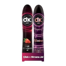 Okey Çilek Kayganlaştırıcı Jel 100 ML + Okey Nirvana Uyarıcı Jel 100 ML