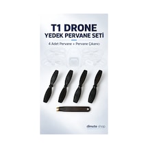 T1 Drone Uyumlu Yedek Pervane Seti 4 Adet Ve Pervane Çıkarma Aparatı - 922515157