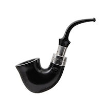 Peterson Ebony Spigot 5 9mm. Filtreli Akrilik Saplı Pipo 205301