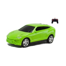 1/18 Uzaktan Kumandalı Jep Yeşil ful fonksiyon Pilli Işıklı 20 Cm