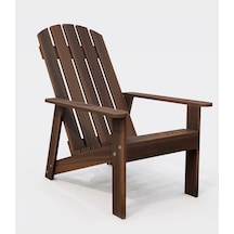 Modern Ahşap Oval Adirondack Balkon, Bahçe Koltuğu
