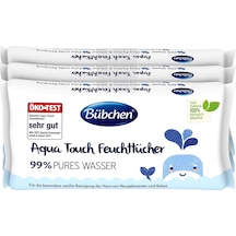 Bübchen Aqua Touch Yenidoğan Hassas Islak Mendil 3 X 48 Adet 144 Yaprak - 4065331000552 3'lü Set